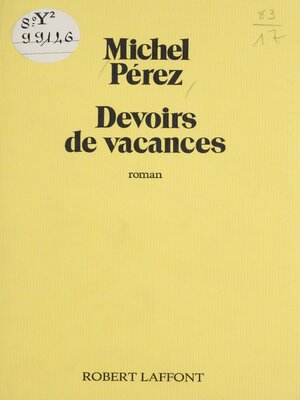 cover image of Devoirs de vacances